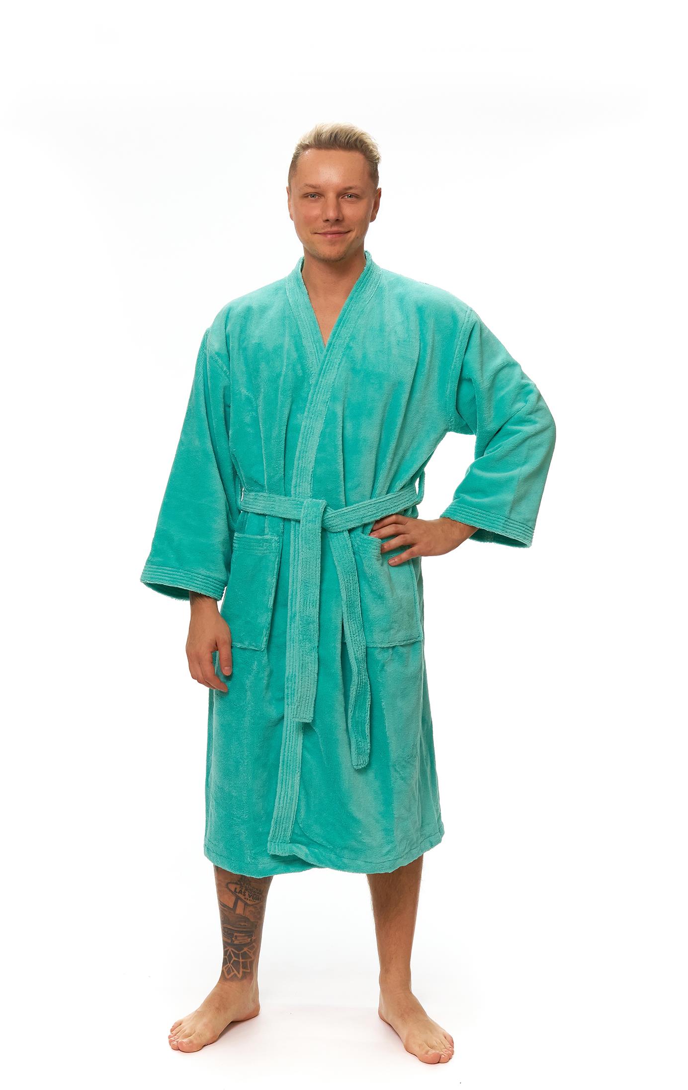 Interkontakt Pánský župan kimono Pool Blue XXL