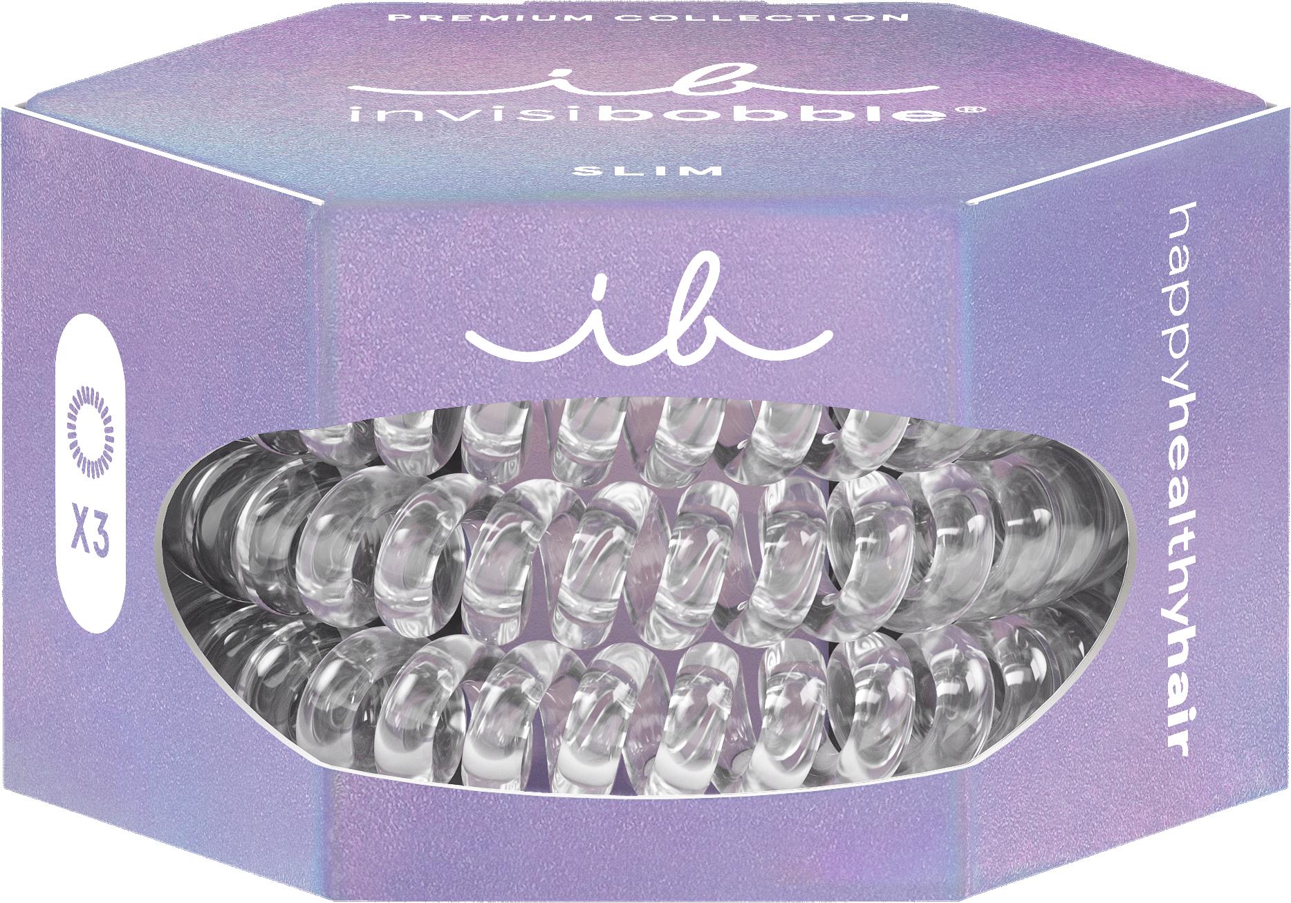 invisibobble® SLIM PREMIUM Crystal Clear