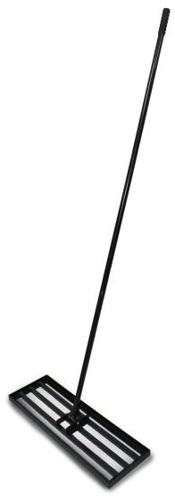 IQ garden Nivelačná a zapravovacia brána 75 cm, čierna