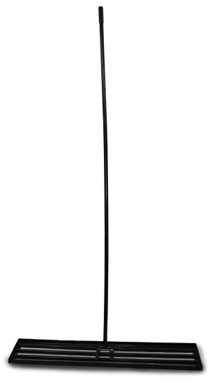 IQ garden Nivelačná a zapravovacia brána 115 cm, čierna