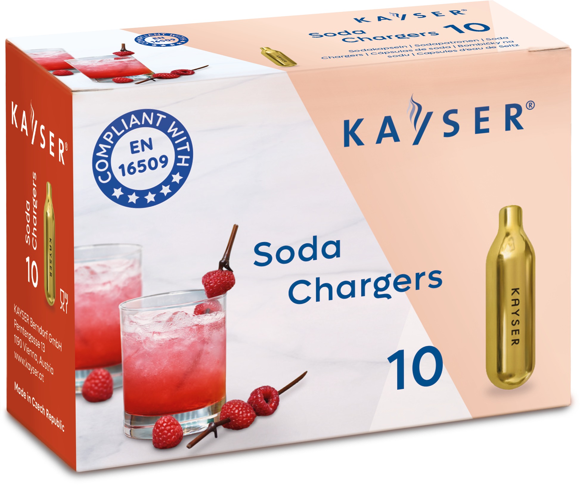 Kayser Sifónové bombičky 7.5G, 10 ks
