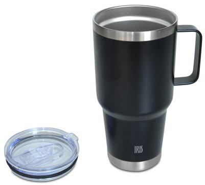 Iris Barcelona Tumbler s rukoväťou 850 ml, čierny