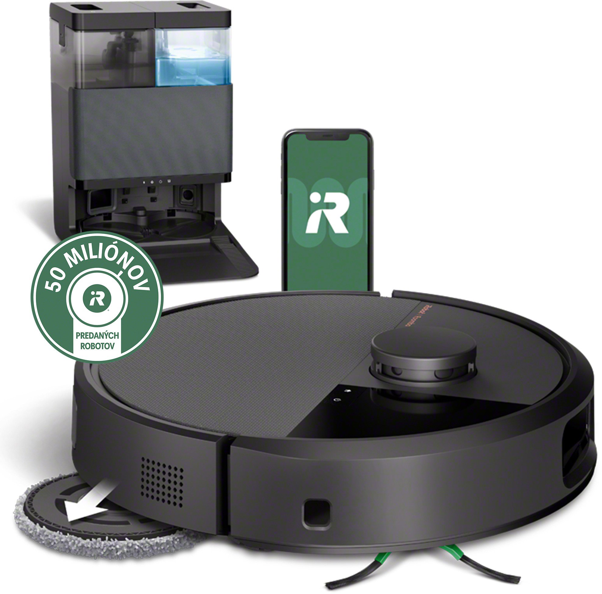 iRobot Roomba Plus 505 Combo + AutoWash dock Black