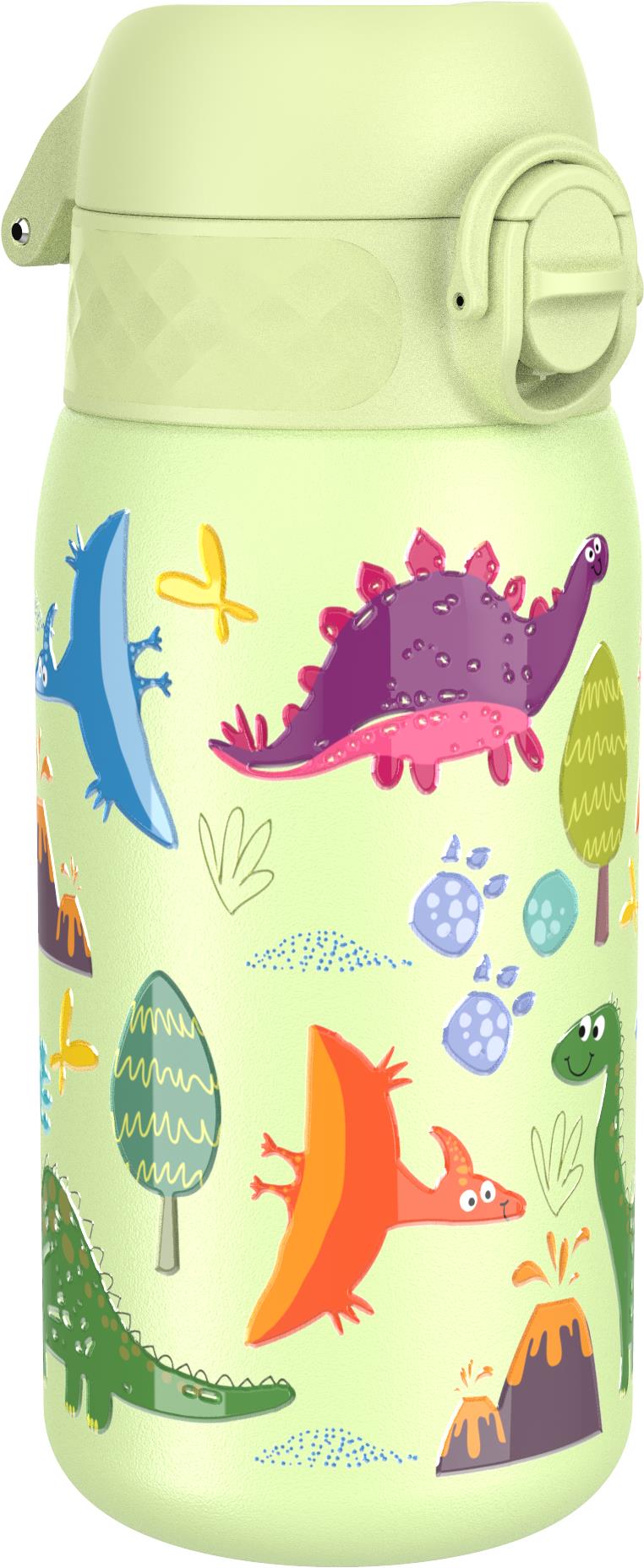 ion8 Leak Proof Fľaša z nehrdzavejúcej ocele Dinosaurs 400 ml