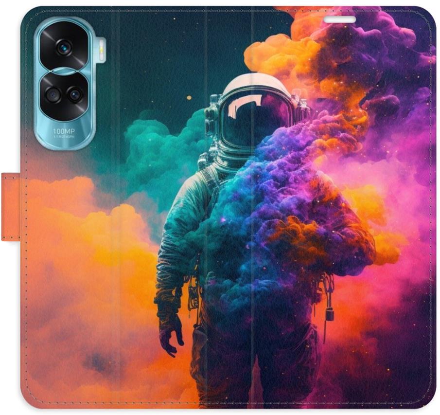 iSaprio Flip puzdro Astronaut in Colours 02 na Honor 90 Lite 5G