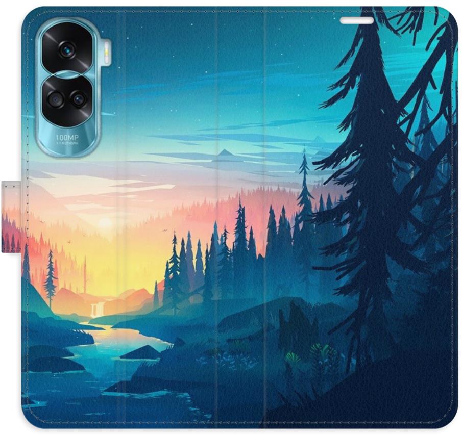 iSaprio Flip puzdro Magical Landscape na Honor 90 Lite 5G