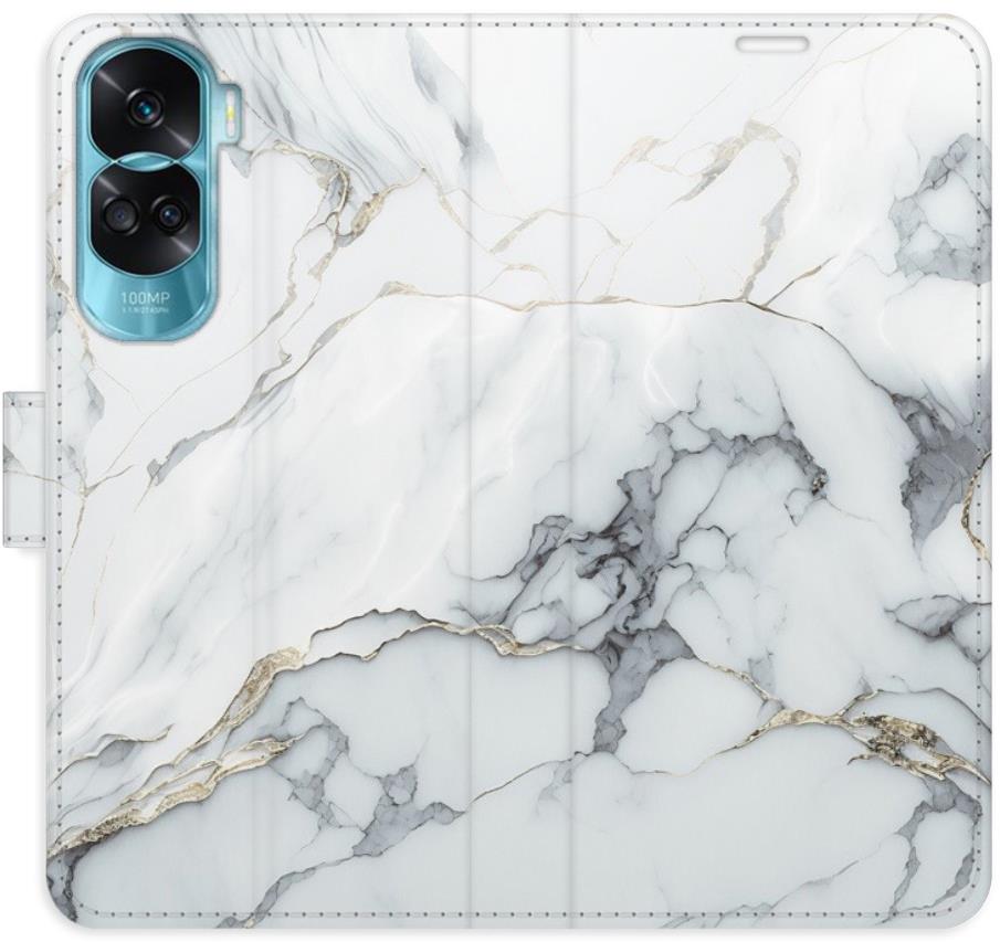 iSaprio Flip puzdro SilverMarble 15 na Honor 90 Lite 5G