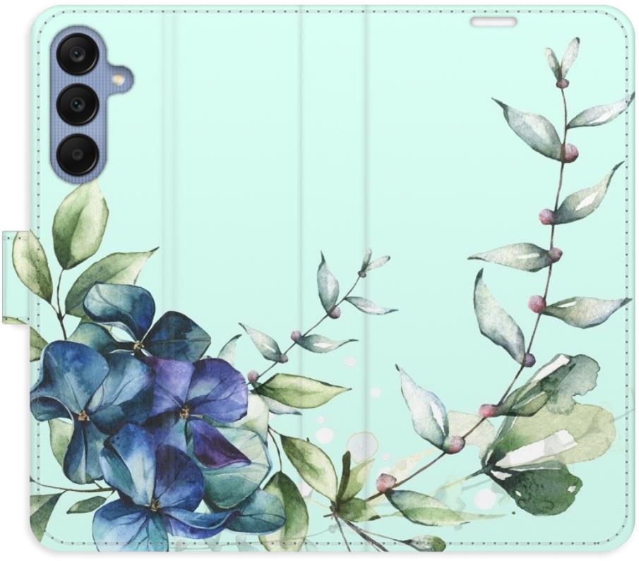 iSaprio Flip puzdro Blue Flowers na Samsung Galaxy A25 5G