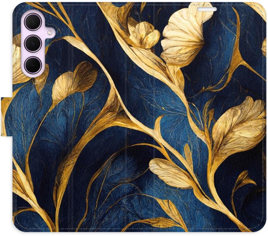 iSaprio Flip puzdro GoldBlue na Samsung Galaxy A55 5G