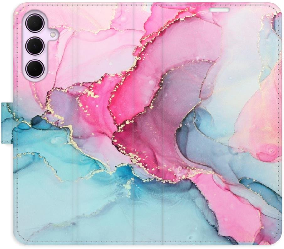 iSaprio Flip puzdro PinkBlue Marble na Samsung Galaxy A55 5G