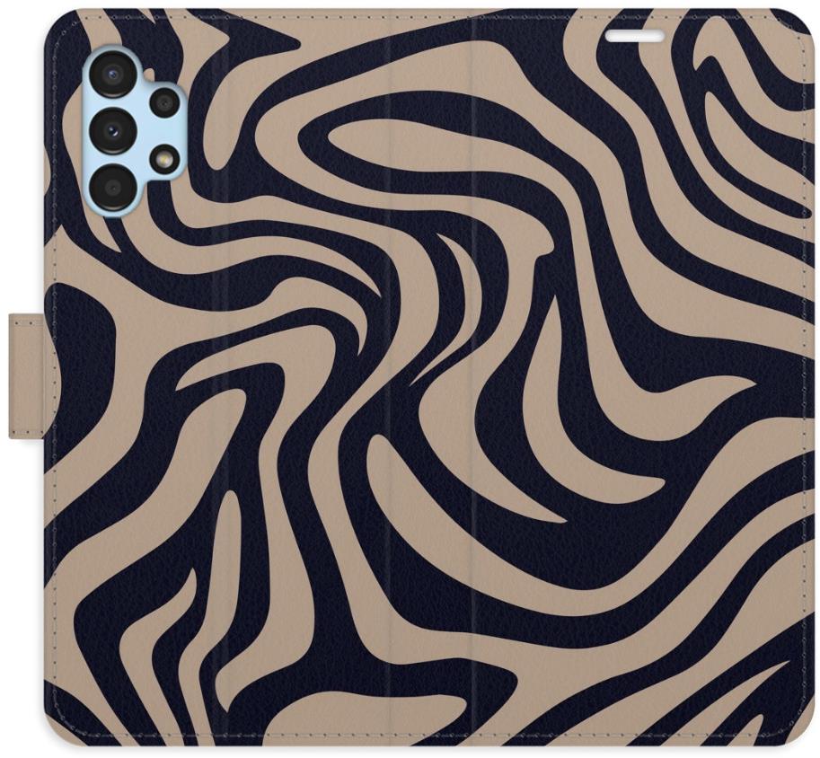 iSaprio Flip puzdro Zebra Black 02 pre Samsung Galaxy A13 / A13 5G