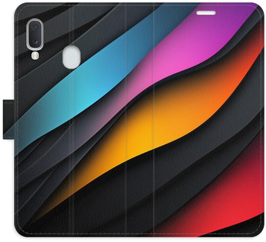 iSaprio Flip puzdro Color Waves pre Samsung Galaxy A20e