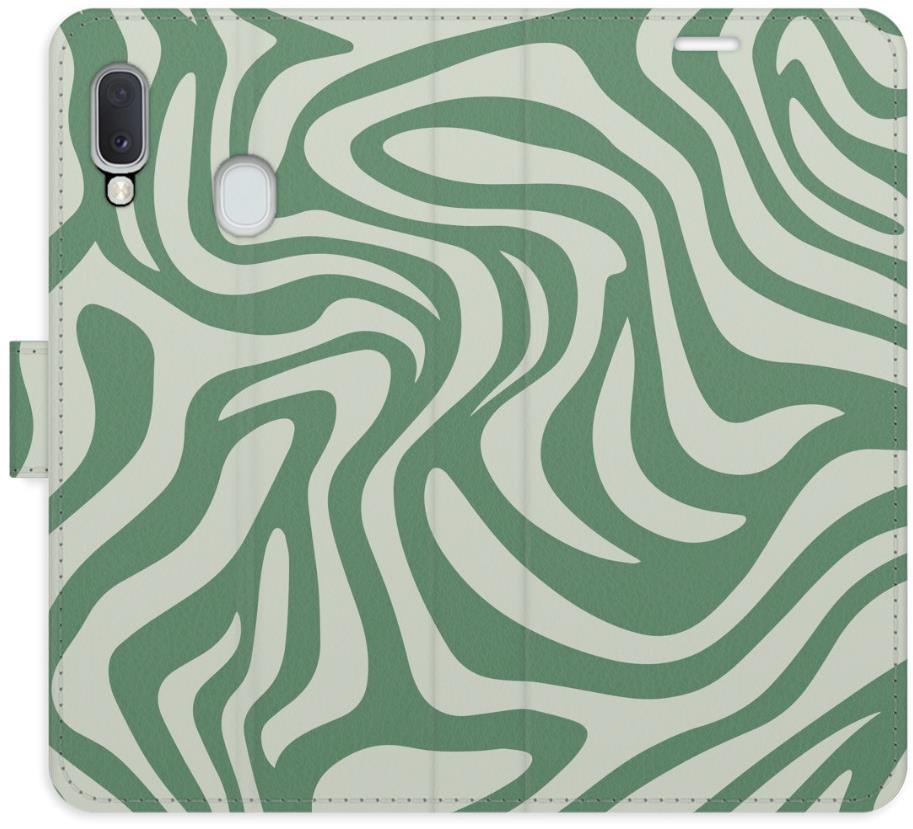 iSaprio Flip puzdro Zebra Green 02 pre Samsung Galaxy A20e