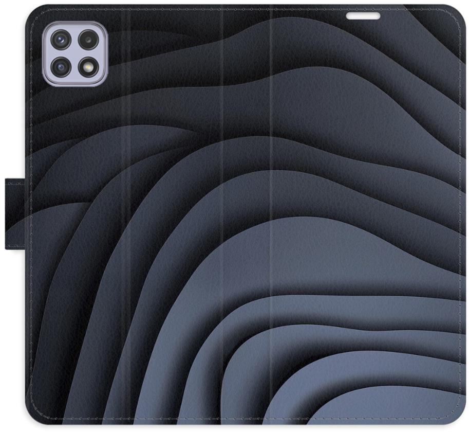 iSaprio Flip puzdro Dark Waves pre Samsung Galaxy A22 5G