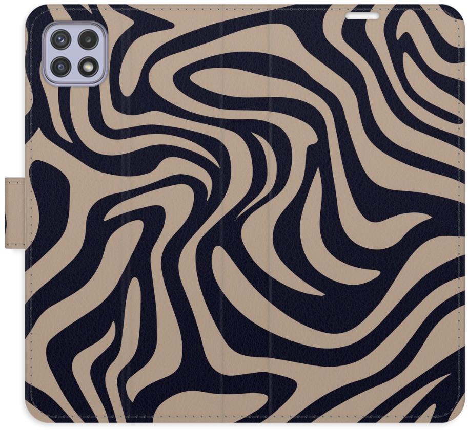 iSaprio Flip puzdro Zebra Black 02 pre Samsung Galaxy A22 5G