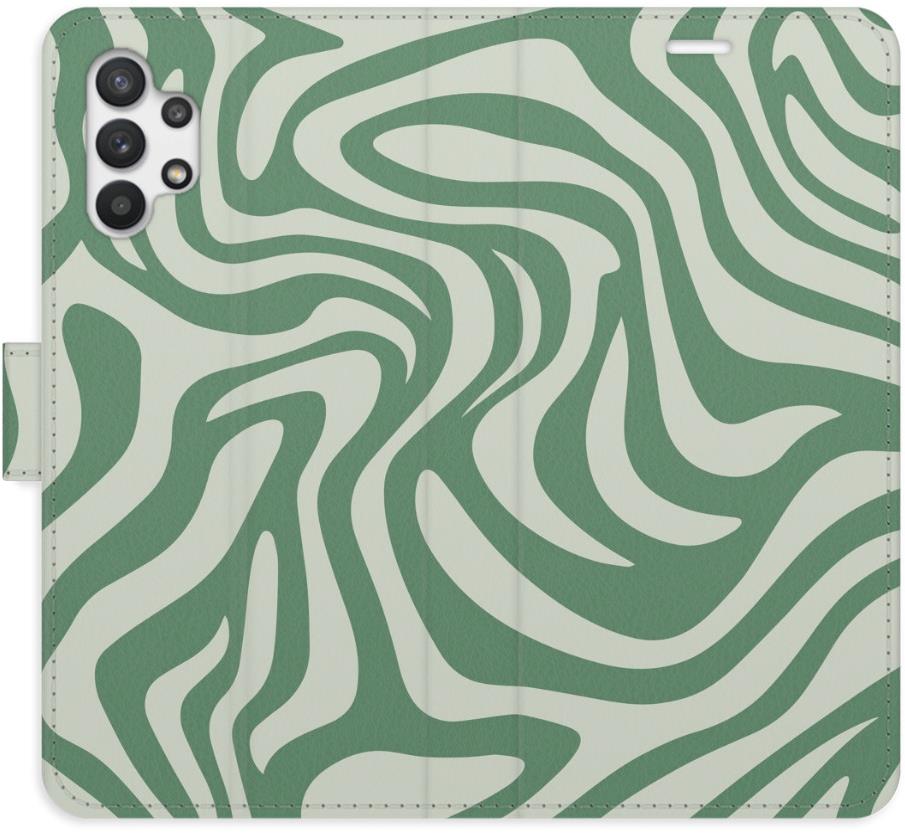 iSaprio Flip puzdro Zebra Green 02 pre Samsung Galaxy A32