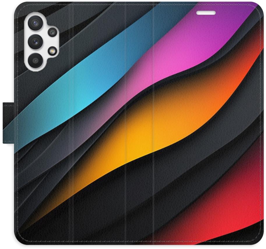 iSaprio Flip puzdro Color Waves pre Samsung Galaxy A32 5G
