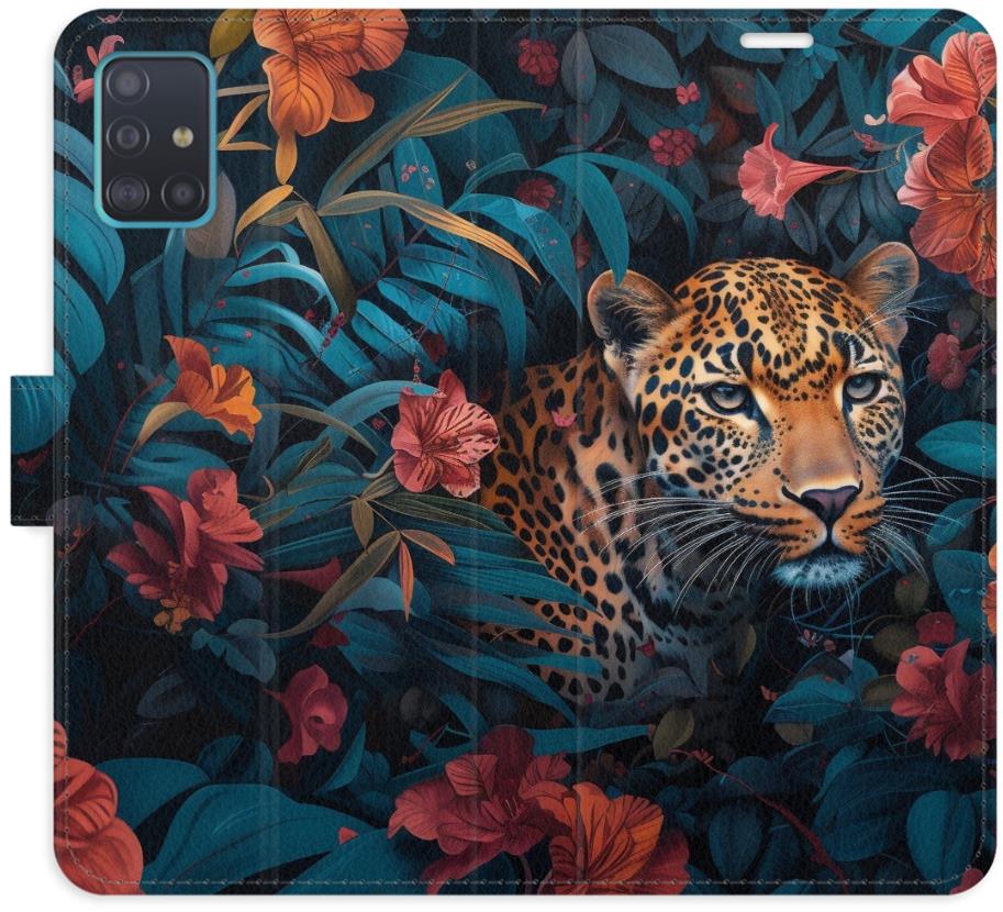 iSaprio Flip puzdro Flower Jaguar 02 pre Samsung Galaxy A51