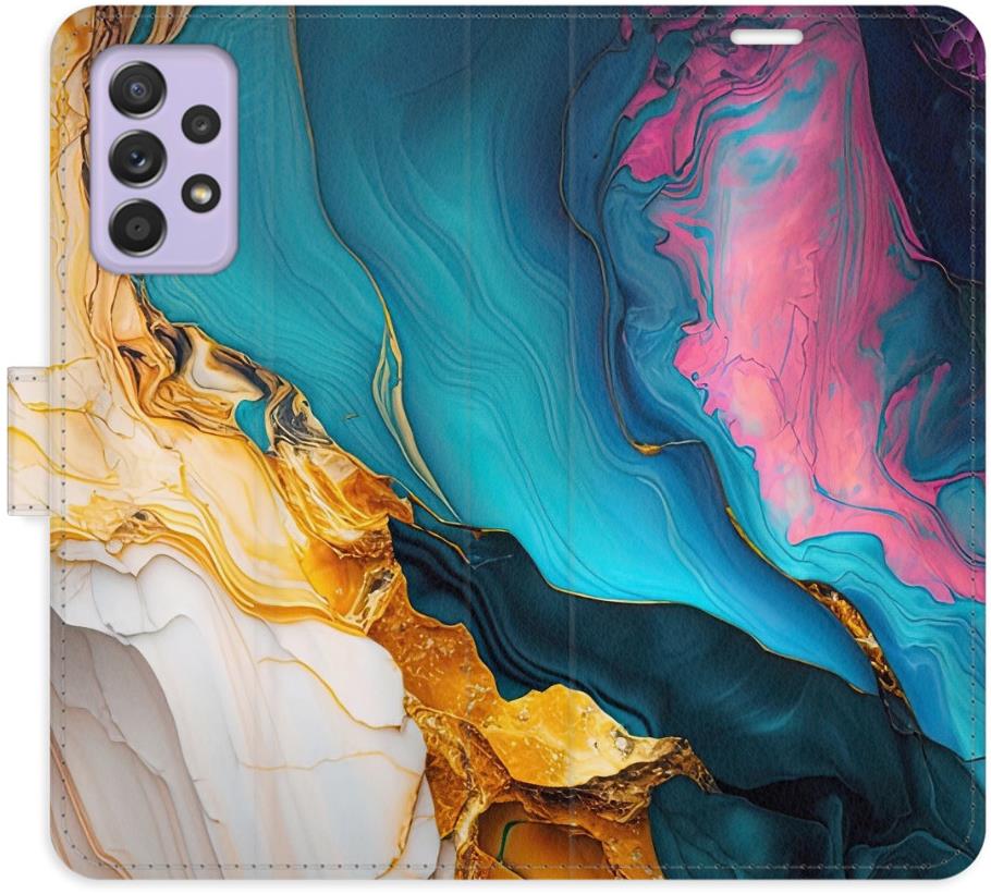 iSaprio Flip puzdro Colourful Marble pre Samsung Galaxy A52/A52 5G/A52s
