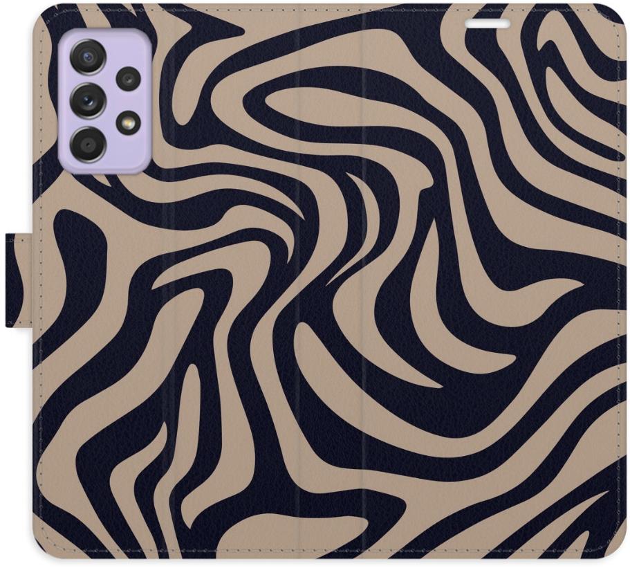 iSaprio Flip puzdro Zebra Black 02 pre Samsung Galaxy A52 / A52 5G / A52s