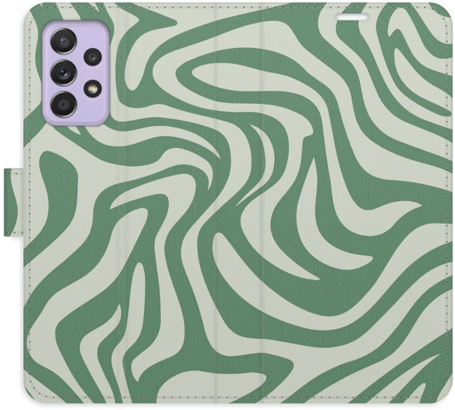 iSaprio Flip puzdro Zebra Green 02 na Samsung Galaxy A52/A52 5G/A52s