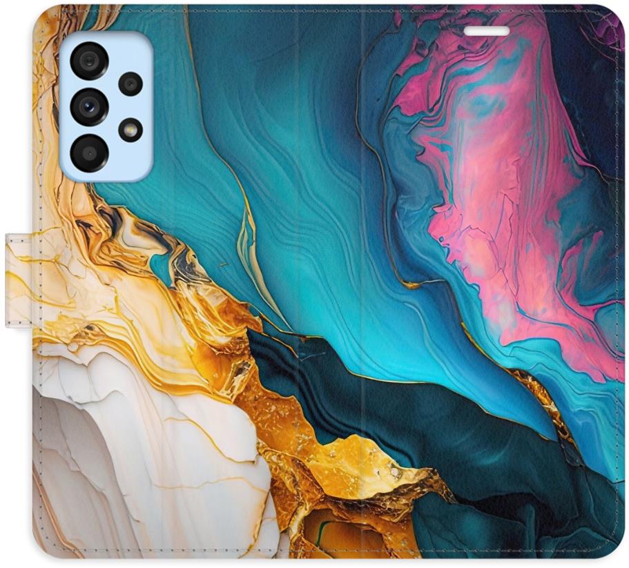 iSaprio Flip puzdro Colourful Marble pre Samsung Galaxy A53 5G
