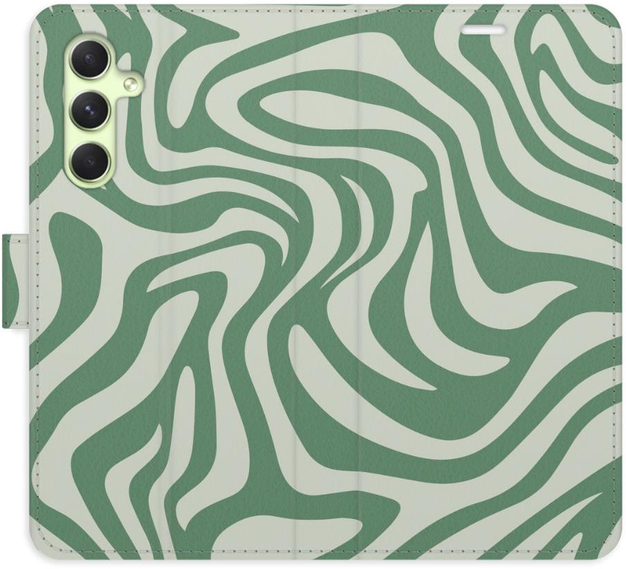 iSaprio Flip puzdro Zebra Green 02 pre Samsung Galaxy A54 5G