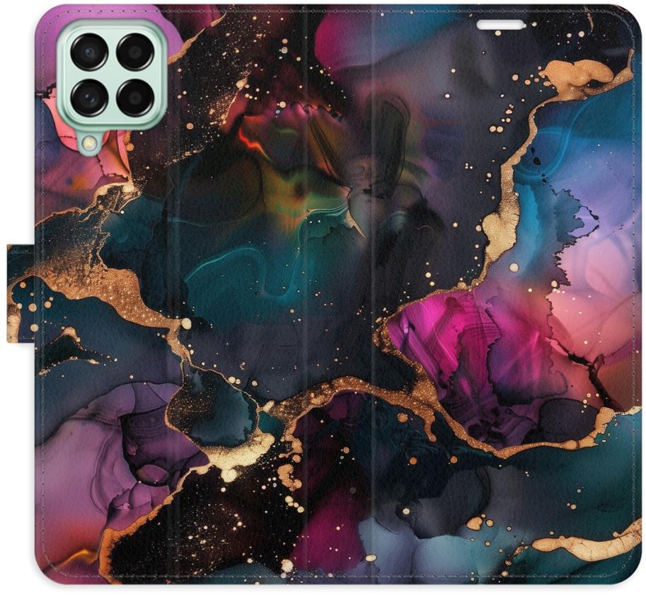 iSaprio Flip puzdro Dark Marble pre Samsung Galaxy M53 5G