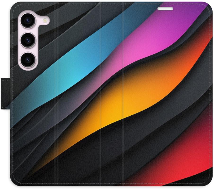 iSaprio Flip puzdro Color Waves pre Samsung Galaxy S23 5G