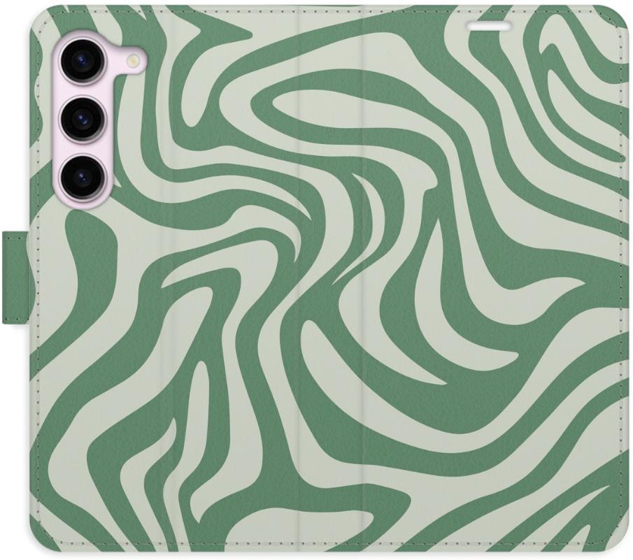 iSaprio Flip puzdro Zebra Green 02 pre Samsung Galaxy S23 5G