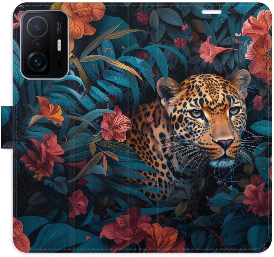 iSaprio Flip puzdro Flower Jaguar 02 pre Xiaomi 11T / 11T Pro