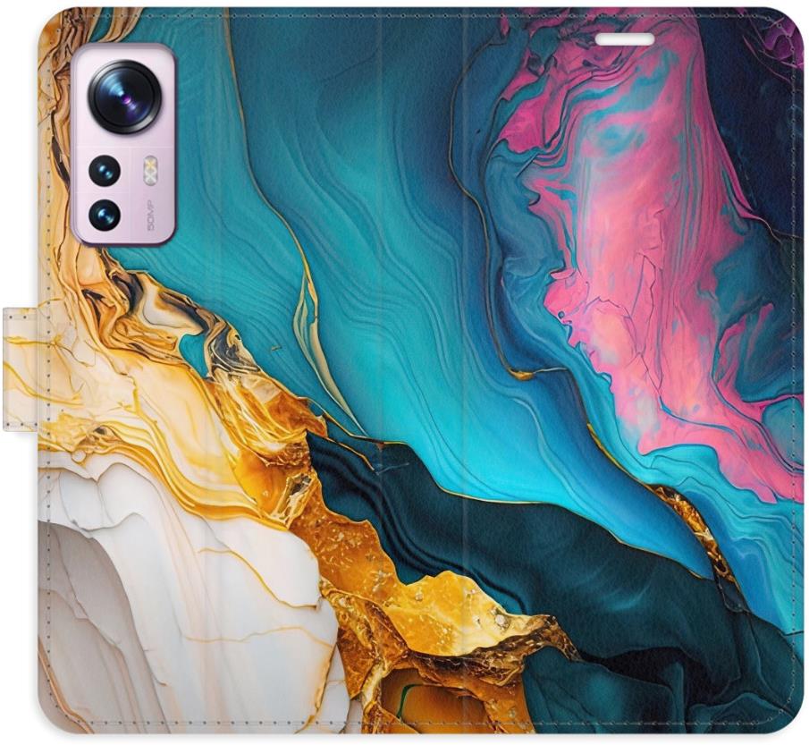 iSaprio Flip puzdro Colourful Marble pre Xiaomi 12 / 12X