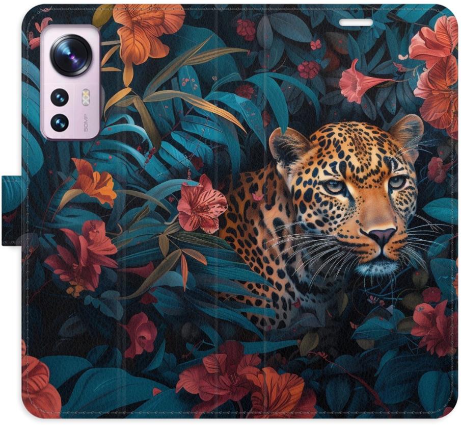 iSaprio Flip puzdro Flower Jaguar 02 pre Xiaomi 12 / 12X
