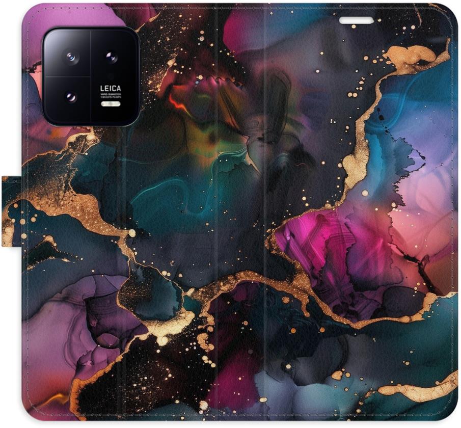 iSaprio Flip puzdro Dark Marble pre Xiaomi 13