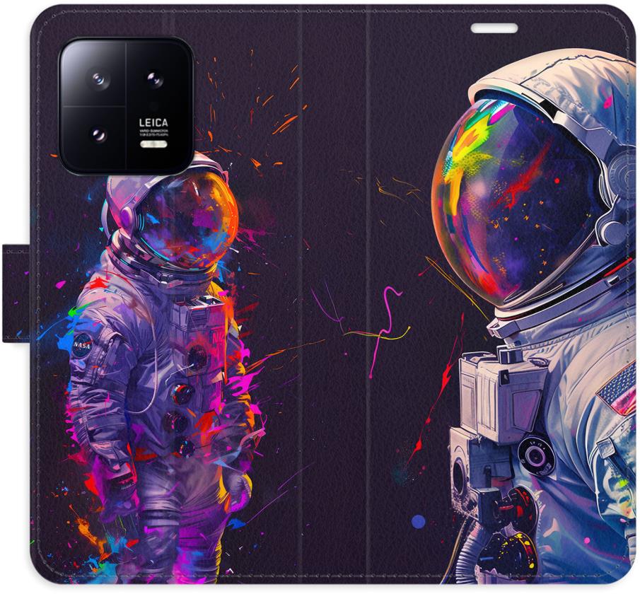 iSaprio Flip puzdro Neon Astronaut 02 na Xiaomi 13