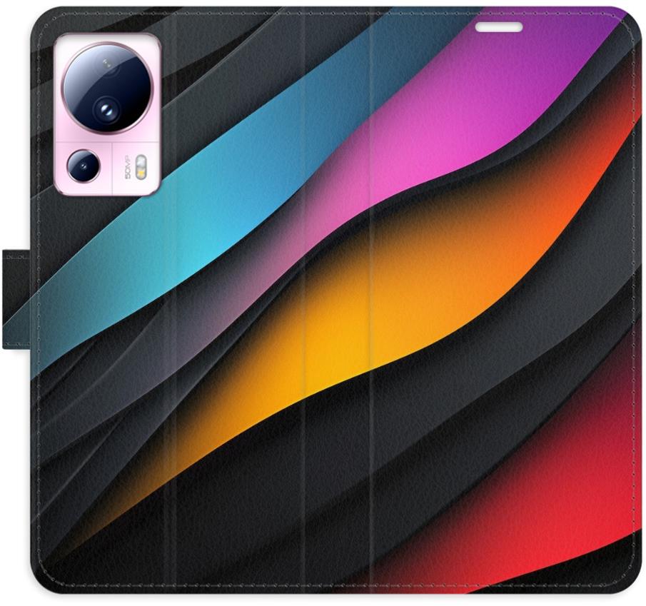 iSaprio Flip puzdro Color Waves pre Xiaomi 13 Lite