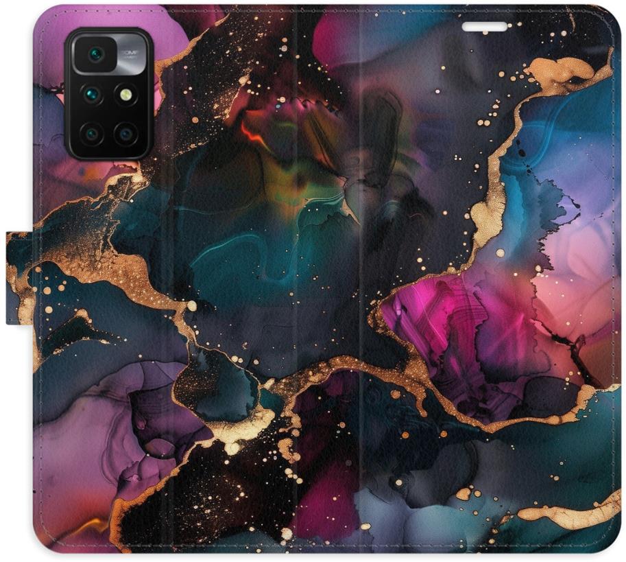 iSaprio Flip puzdro Dark Marble pre Xiaomi Redmi 10