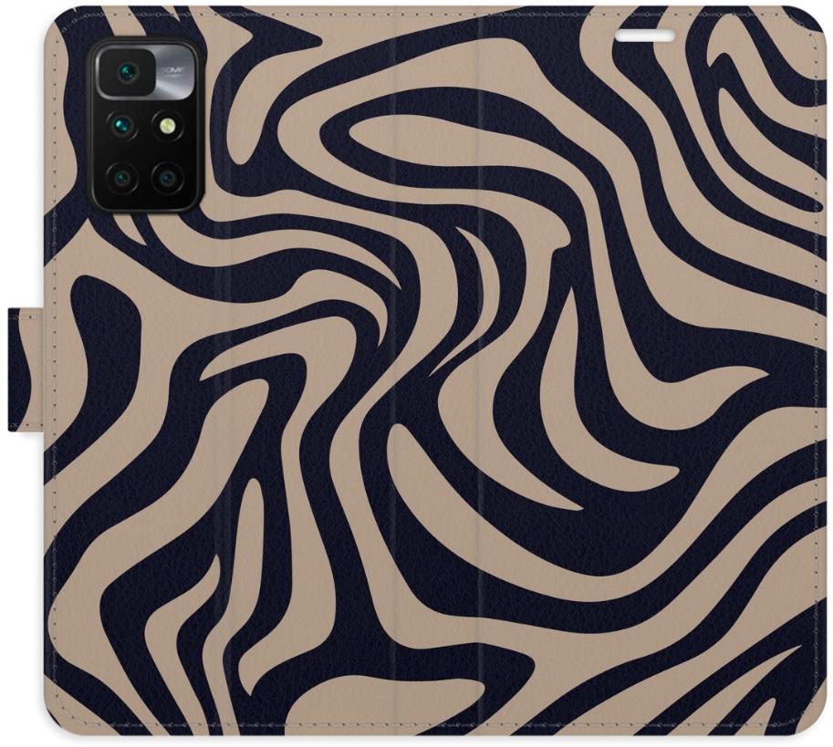 iSaprio Flip puzdro Zebra Black 02 pre Xiaomi Redmi 10