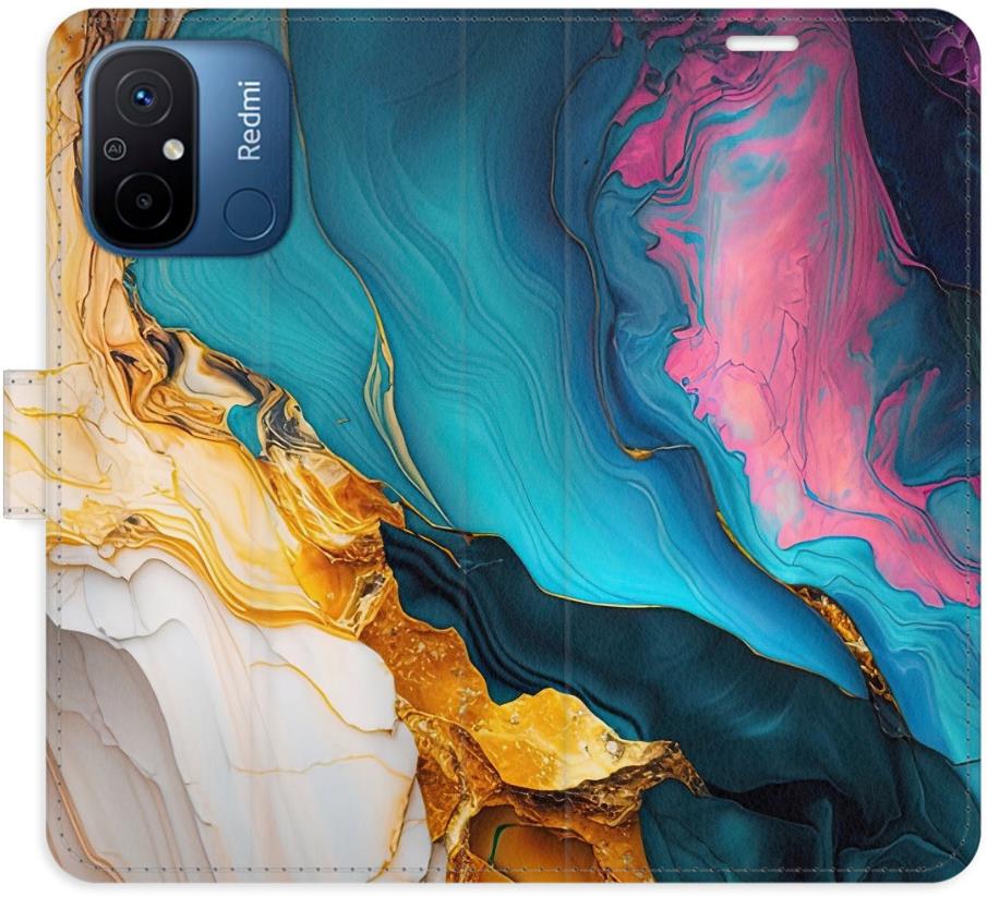 iSaprio Flip puzdro Colourful Marble pre Xiaomi Redmi 12C