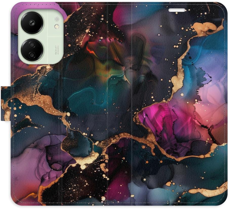 iSaprio Flip puzdro Dark Marble pre Xiaomi Redmi 13C