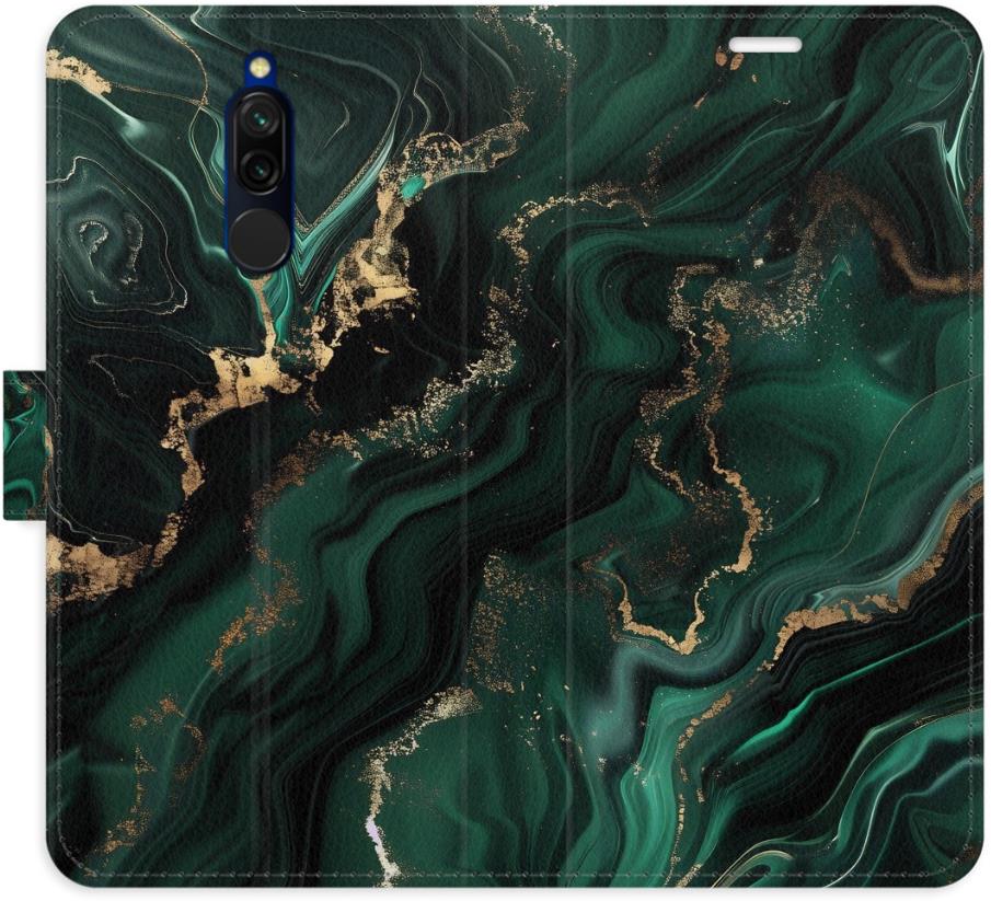 iSaprio Flip puzdro Emerald 02 pre Xiaomi Redmi 8