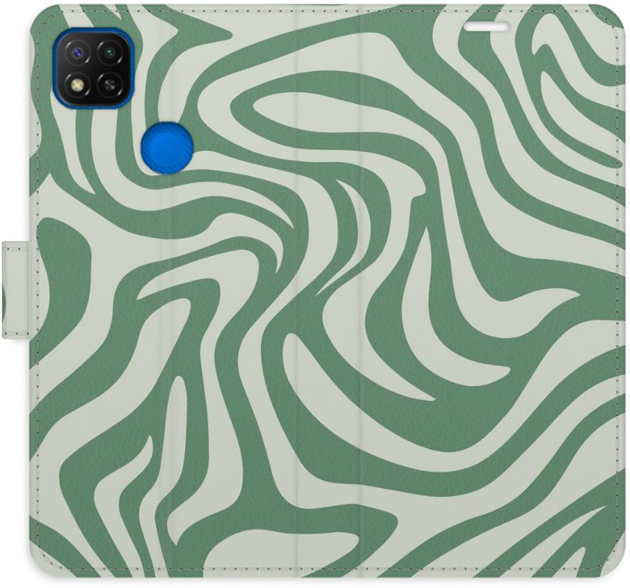 iSaprio Flip puzdro Zebra Green 02 pre Xiaomi Redmi 9C