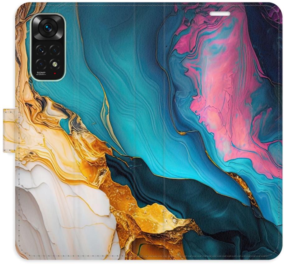 iSaprio Flip puzdro Colourful Marble pre Xiaomi Redmi Note 11 / Note 11S