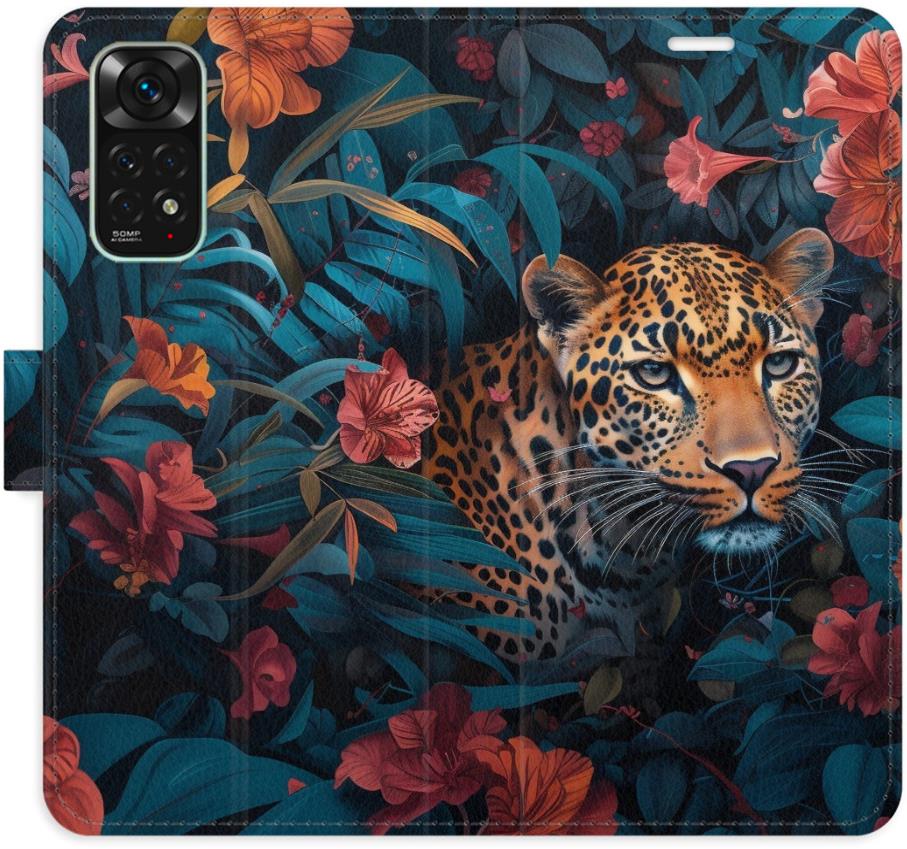 iSaprio Flip puzdro Flower Jaguar 02 na Xiaomi Redmi Note 11/Note 11S