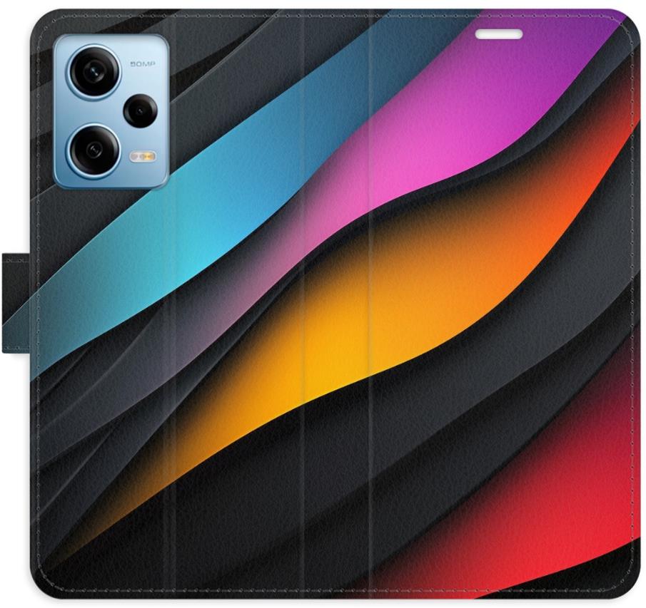 iSaprio Flip puzdro Color Waves pre Xiaomi Redmi Note 12 Pro 5G/Poco X5 Pro 5G