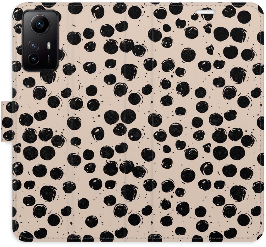 iSaprio Flip puzdro Dotted 02 pre Xiaomi Redmi Note 12S