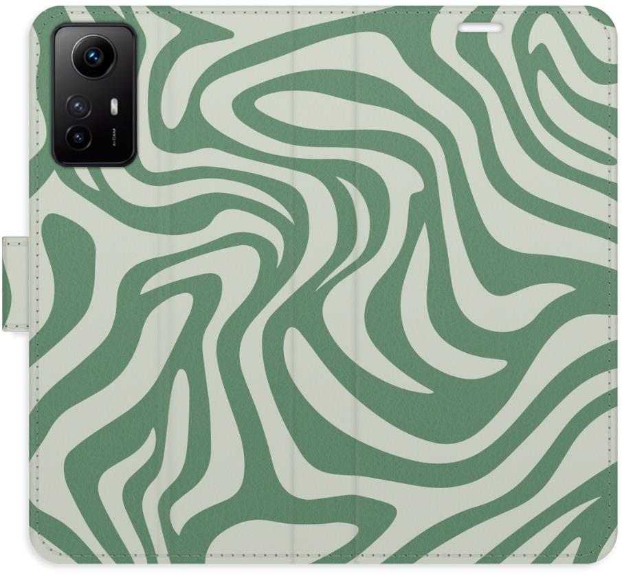 iSaprio Flip puzdro Zebra Green 02 pre Xiaomi Redmi Note 12S