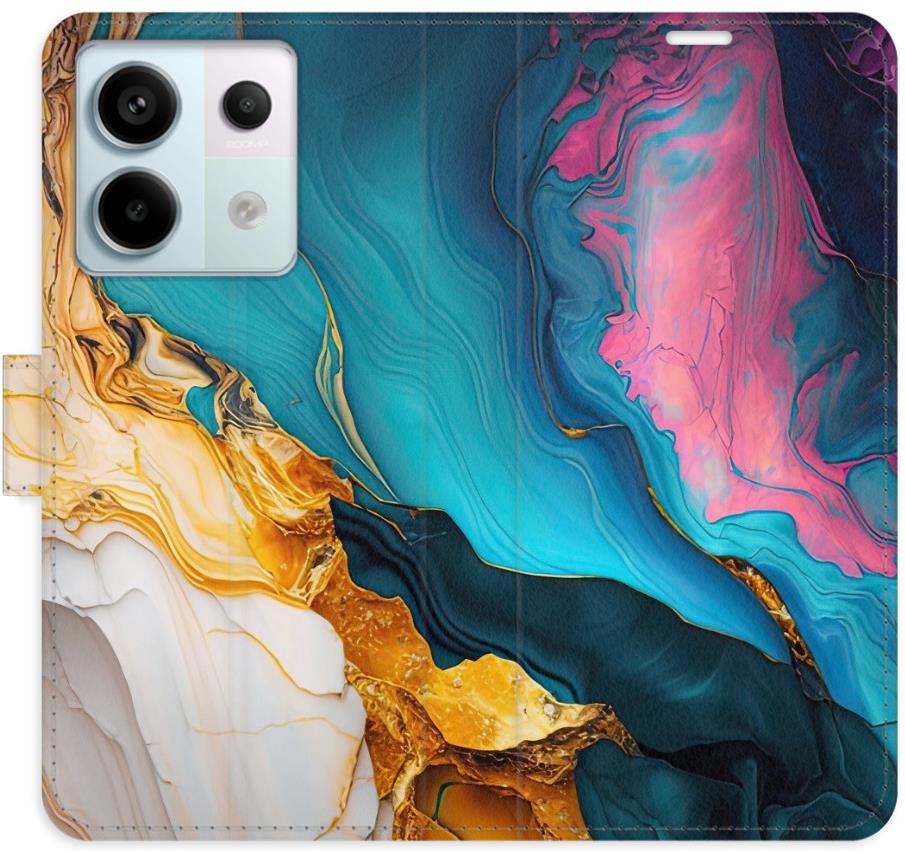 iSaprio Flip puzdro Colourful Marble pre Xiaomi Redmi Note 13 Pro 5G/Poco X6 5G