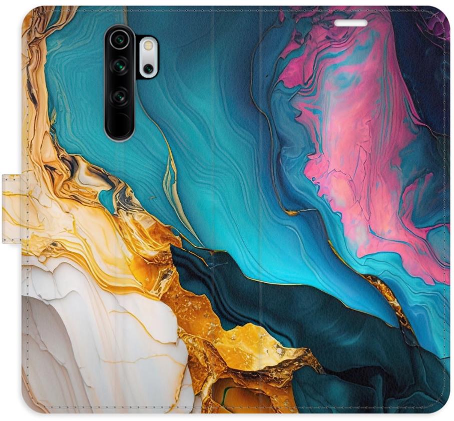 iSaprio Flip puzdro Colourful Marble pre Xiaomi Redmi Note 8 Pro