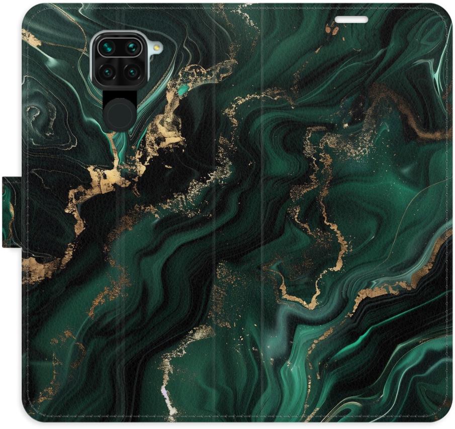 iSaprio Flip puzdro Emerald 02 pre Xiaomi Redmi Note 9